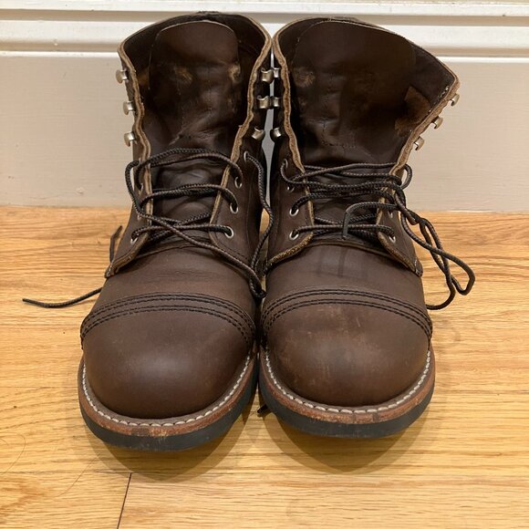 Redwing Iron Ranger Women's Short Boot in Amber Harness Leather #3365 size 7 - Picture 1 of 6